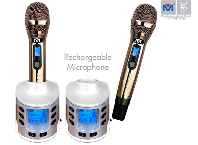 Picture of (M) Better Music Builder VM-93 G5 Dual UHF Rechargeable karaoke Microphone System