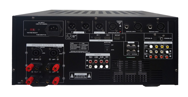 Picture of IDOLmain IP-5900 6000W Digital Echo Karaoke Mixing Amplifier With Repeat/Delay Control, HDMI/Optical Inputs