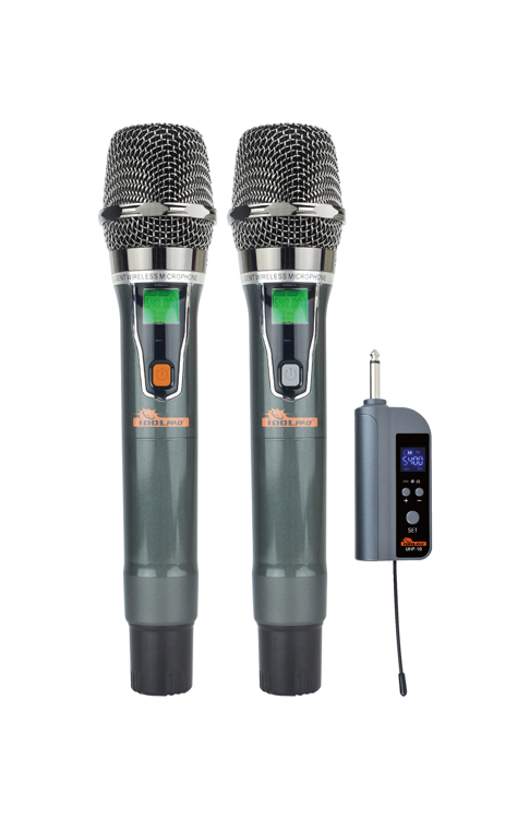 Picture of IDOLpro UHF-10 Dual Wireless Microphone Set With Rechargeable Receiver