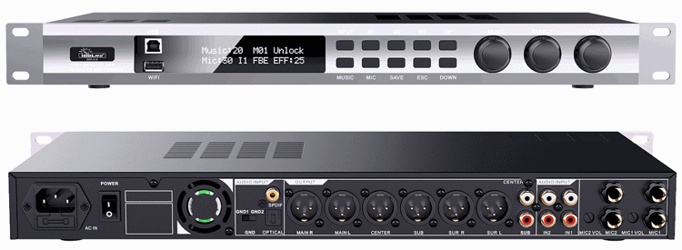 Picture of IDOLpro DSP-A19 Professional Multi Effects Karaoke Processor With Wi-Fi Built-in 2023 New Mode