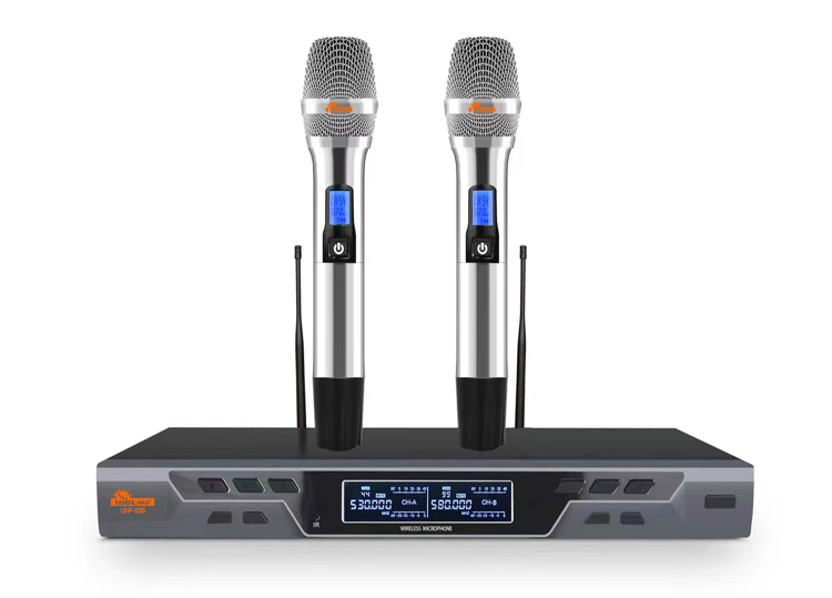 Picture of IDOLpro UHF-535 Digital Automatic Scan, Vocal Support Dual Wireless Microphones System NEW 2023